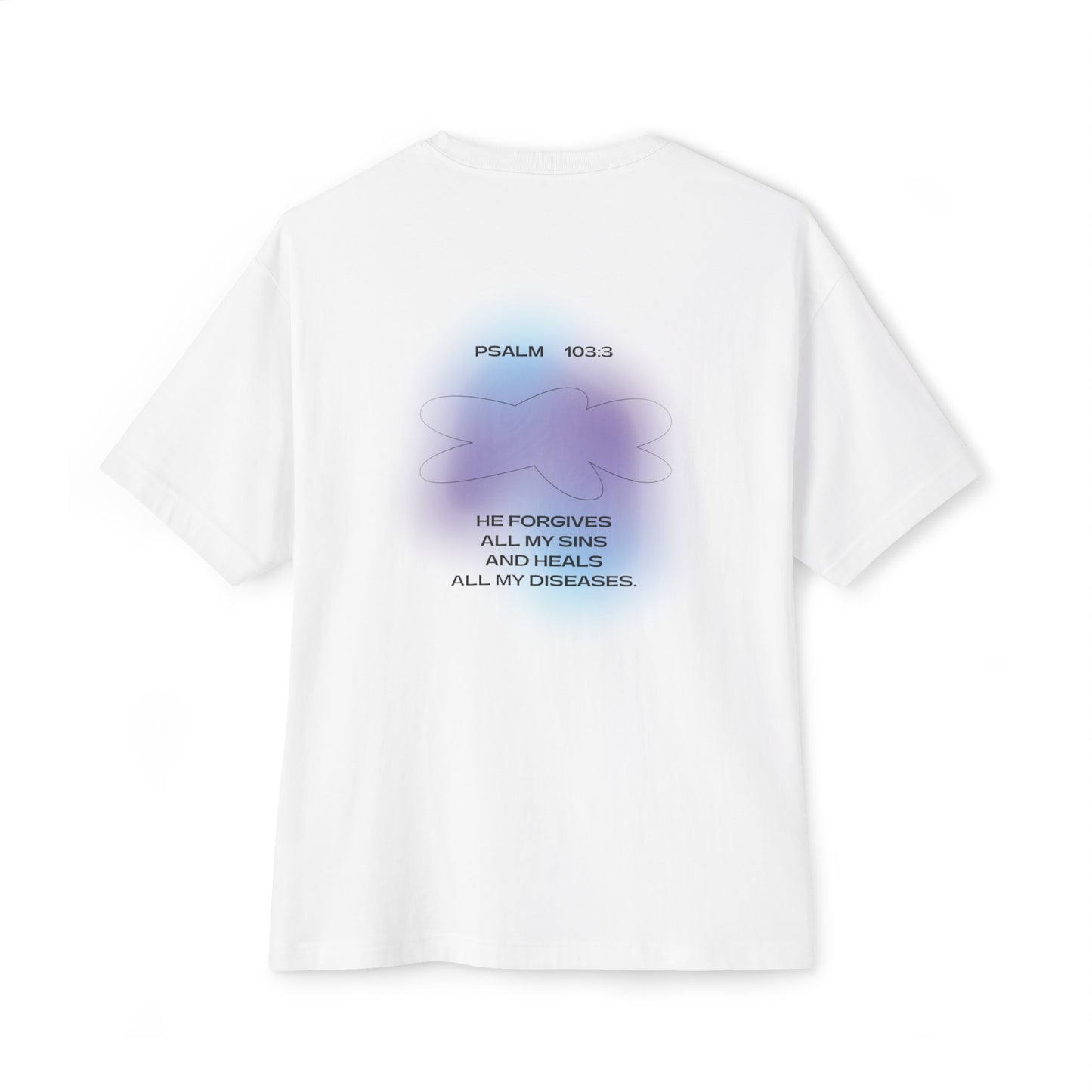 FORGIVES AND HEALS Unisex Oversized Boxy Tee